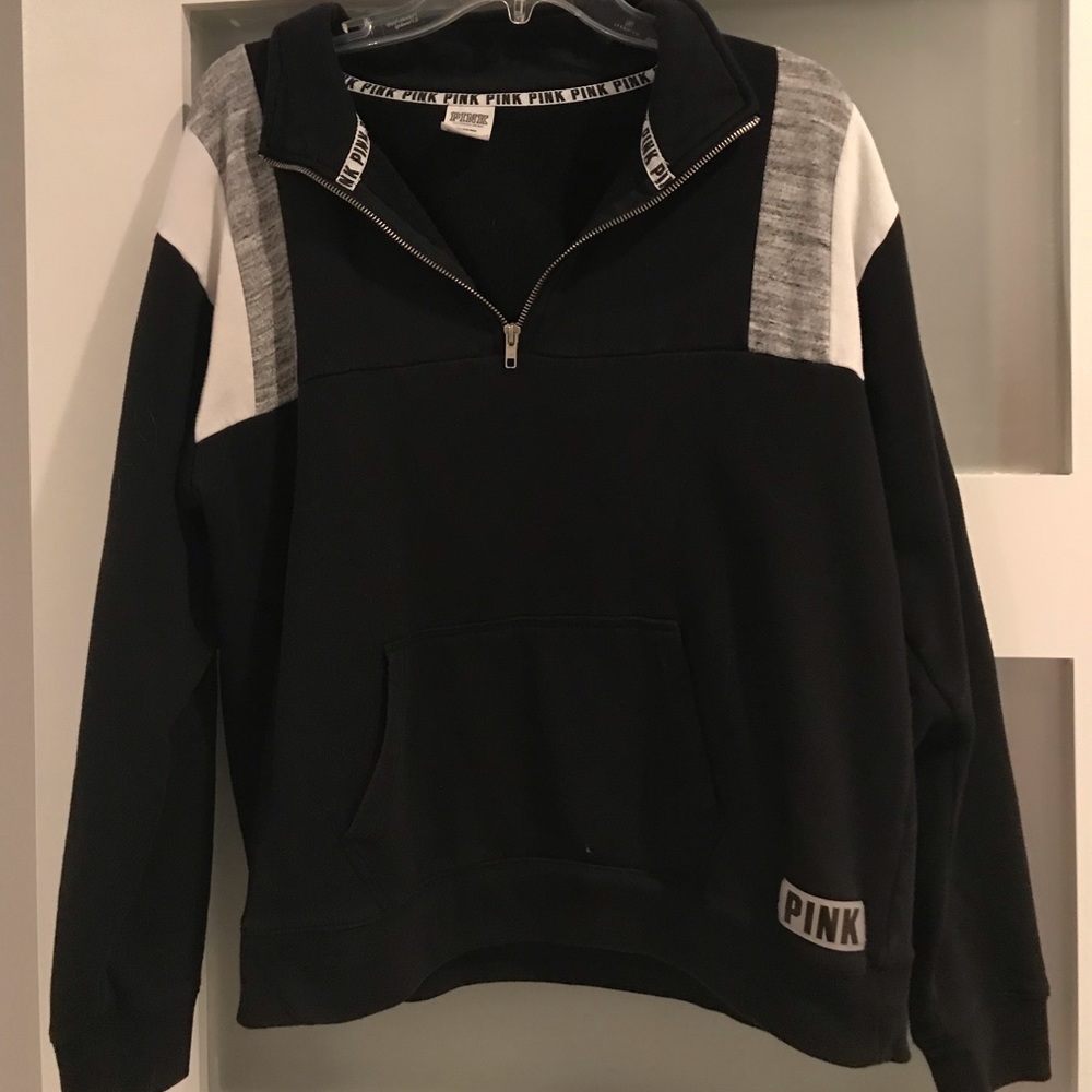 Pink half zip